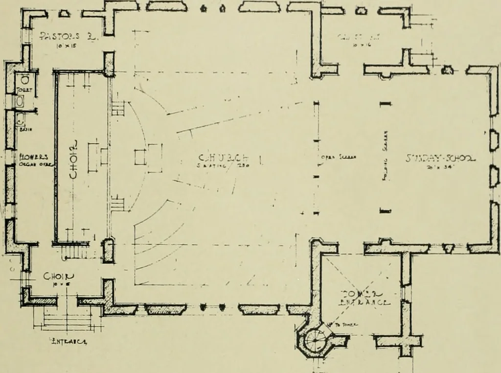 An illustration from The Architect & engineer of California and the Pacific Coast, 1905, leaf 572