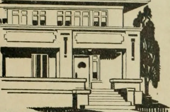 An illustration from The Architect & engineer of California and the Pacific Coast, 1905, leaf 614