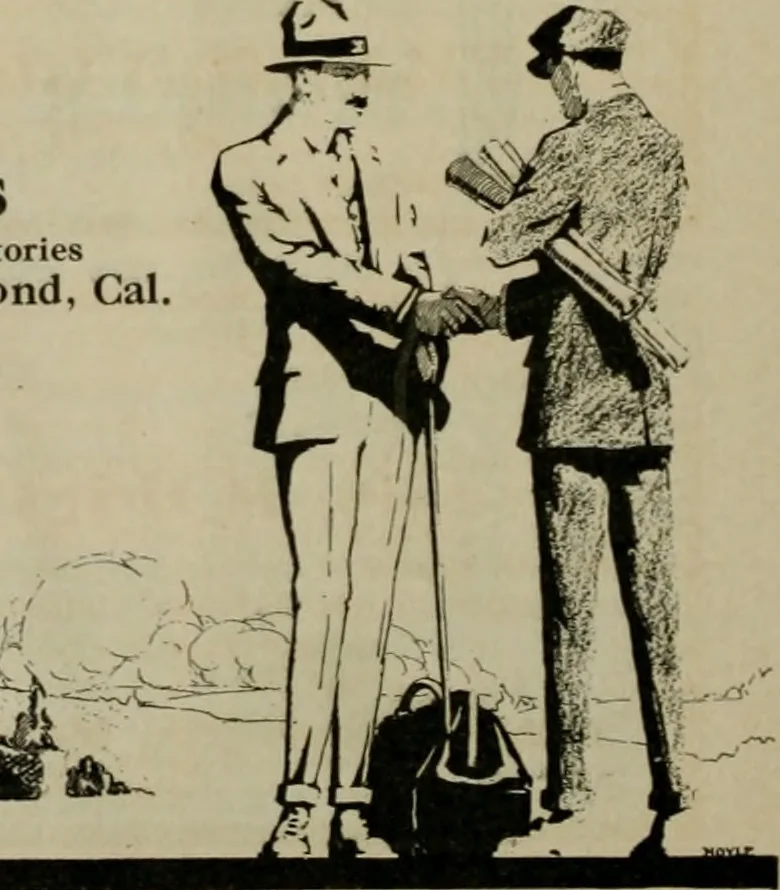 An illustration from The Architect & engineer of California and the Pacific Coast, 1905, leaf 615
