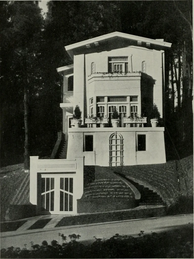 An illustration from The Architect & engineer of California and the Pacific Coast, 1905, leaf 67