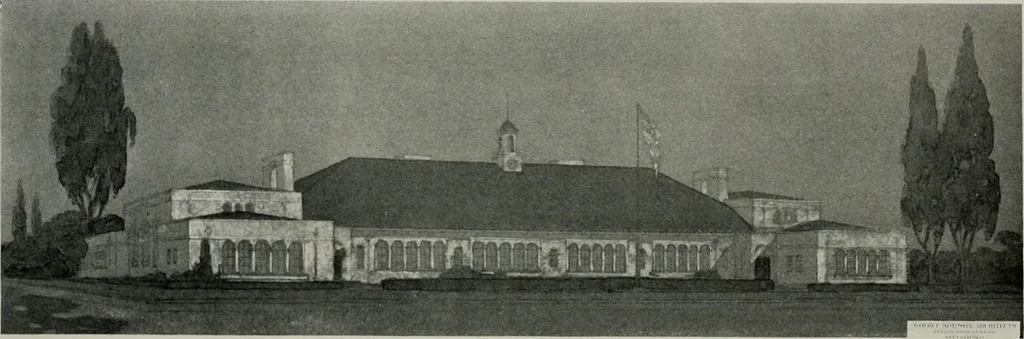 An illustration from The Architect & engineer of California and the Pacific Coast, 1905, leaf 71