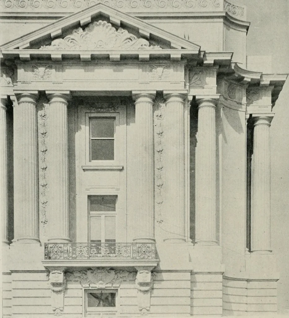 An illustration from The Architect & engineer of California and the Pacific Coast, 1905, leaf 117
