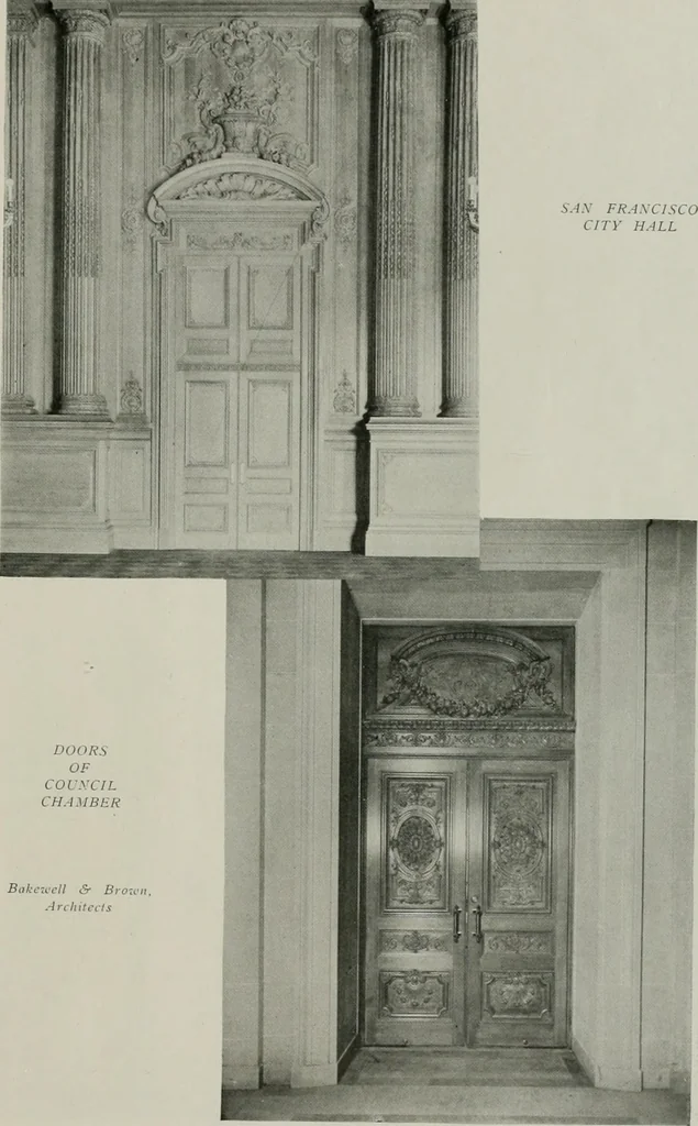An illustration from The Architect & engineer of California and the Pacific Coast, 1905, leaf 146