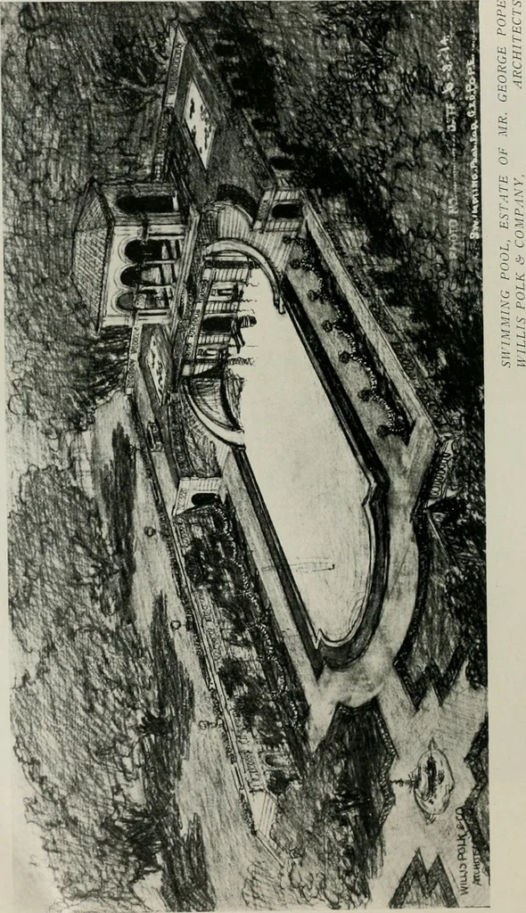 An illustration from The Architect & engineer of California and the Pacific Coast, 1905, leaf 15