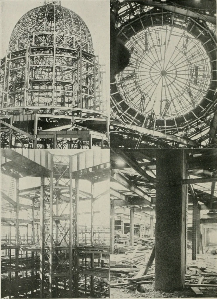 An illustration from The Architect & engineer of California and the Pacific Coast, 1905, leaf 151