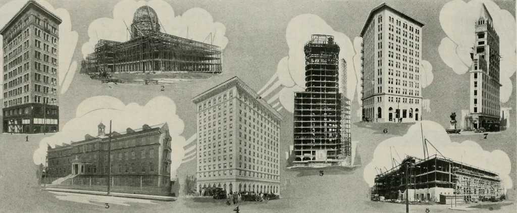 An illustration from The Architect & engineer of California and the Pacific Coast, 1905, leaf 203