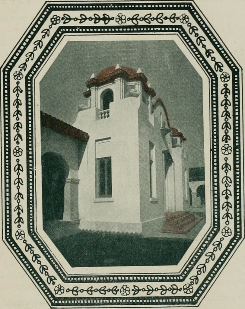 An illustration from The Architect & engineer of California and the Pacific Coast, 1905, leaf 208