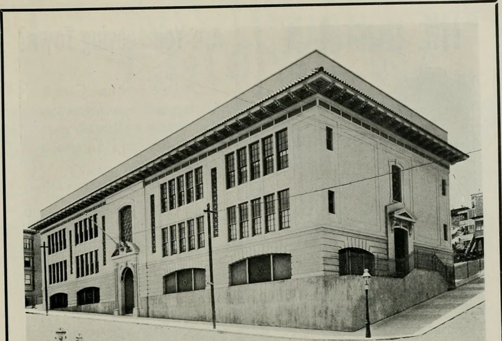 An illustration from The Architect & engineer of California and the Pacific Coast, 1905, leaf 210