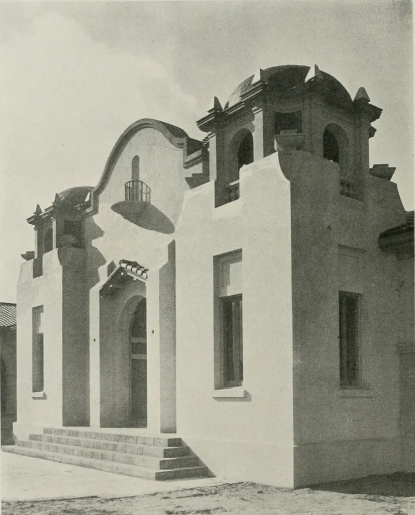 An illustration from The Architect & engineer of California and the Pacific Coast, 1905, leaf 215