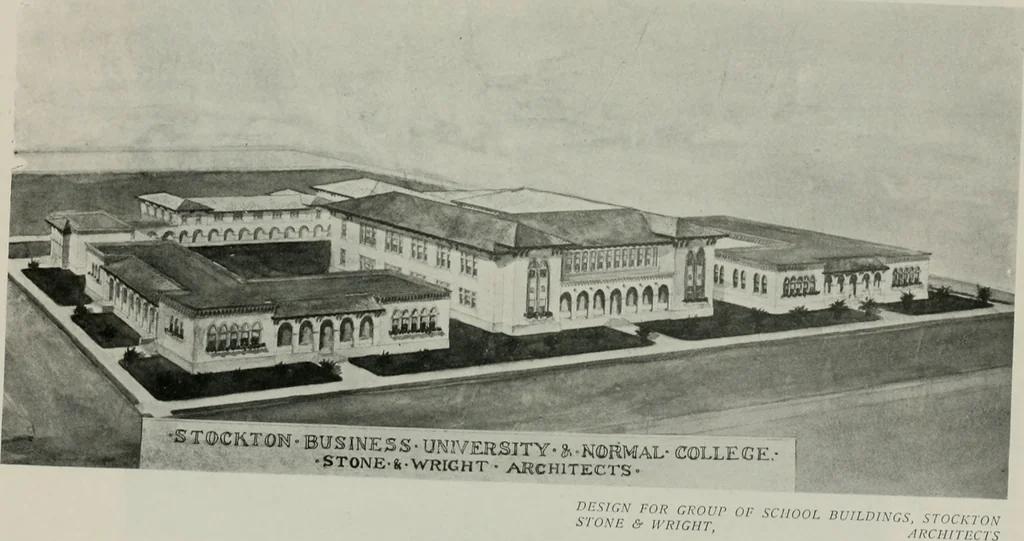 An illustration from The Architect & engineer of California and the Pacific Coast, 1905, leaf 270