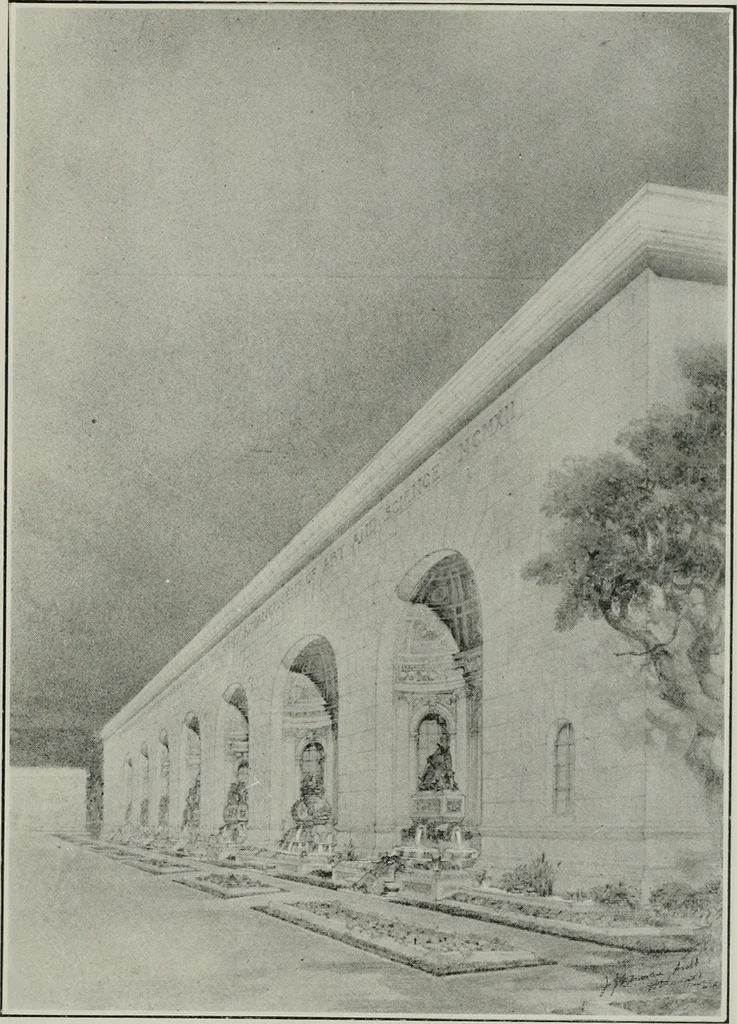 An illustration from The Architect & engineer of California and the Pacific Coast, 1905, leaf 316