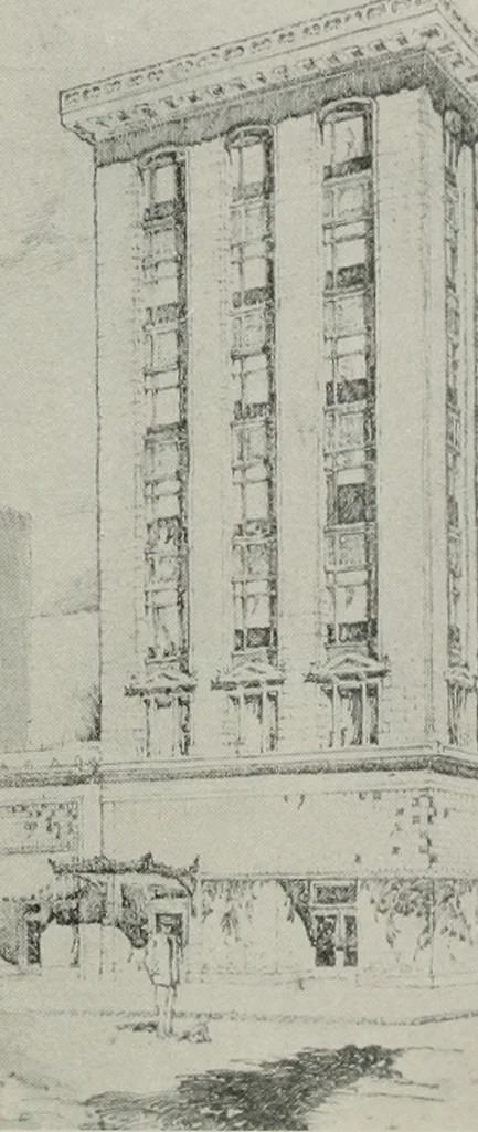 An illustration from The Architect & engineer of California and the Pacific Coast, 1905, leaf 319