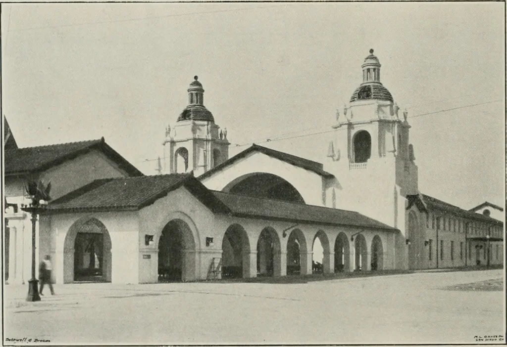 An illustration from The Architect & engineer of California and the Pacific Coast, 1905, leaf 321