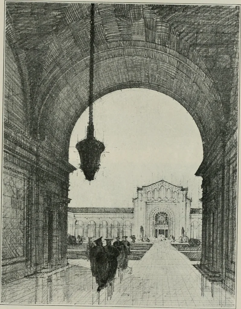 An illustration from The Architect & engineer of California and the Pacific Coast, 1905, leaf 326