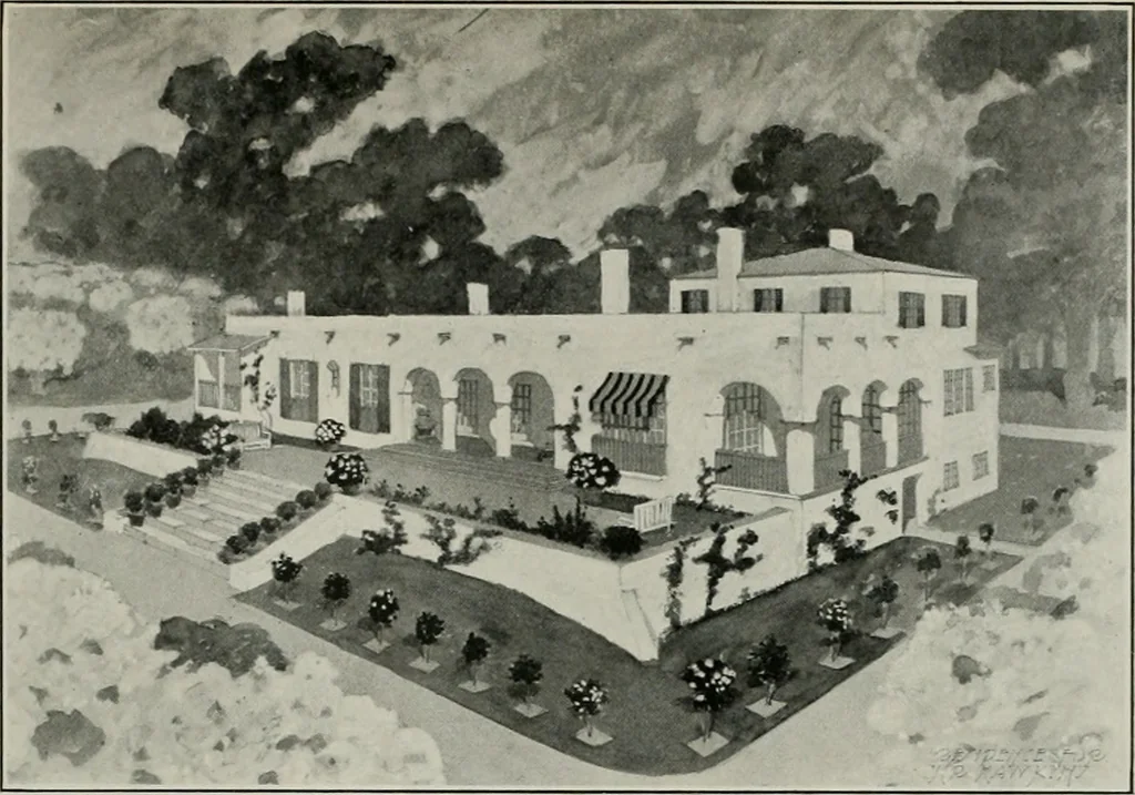 An illustration from The Architect & engineer of California and the Pacific Coast, 1905, leaf 342