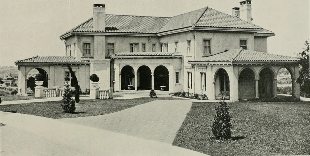 An illustration from The Architect & engineer of California and the Pacific Coast, 1905, leaf 345