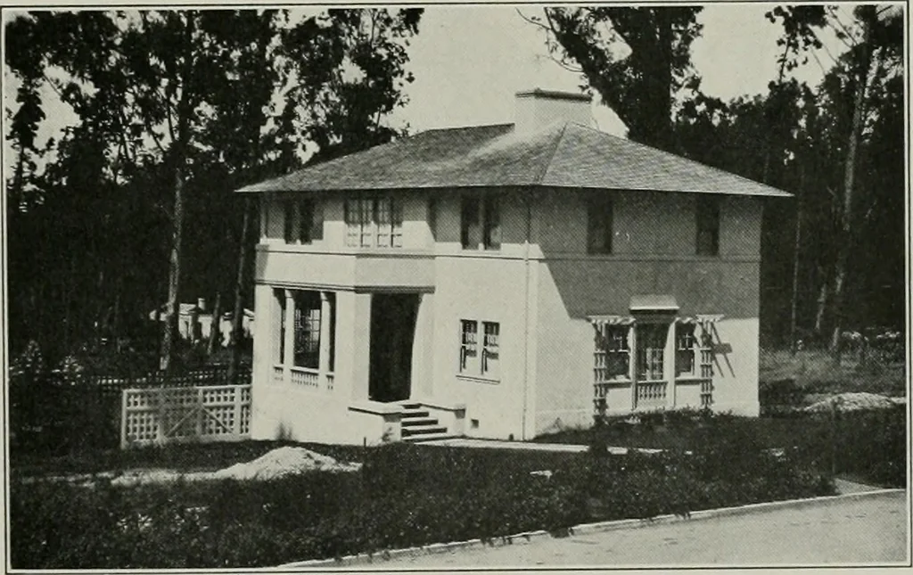 An illustration from The Architect & engineer of California and the Pacific Coast, 1905, leaf 36