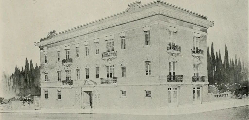 An illustration from The Architect & engineer of California and the Pacific Coast, 1905, leaf 364