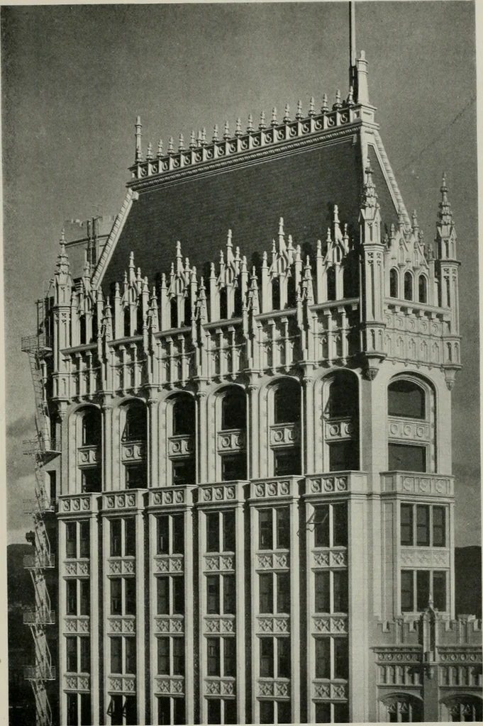 An illustration from The Architect & engineer of California and the Pacific Coast, 1905, leaf 412