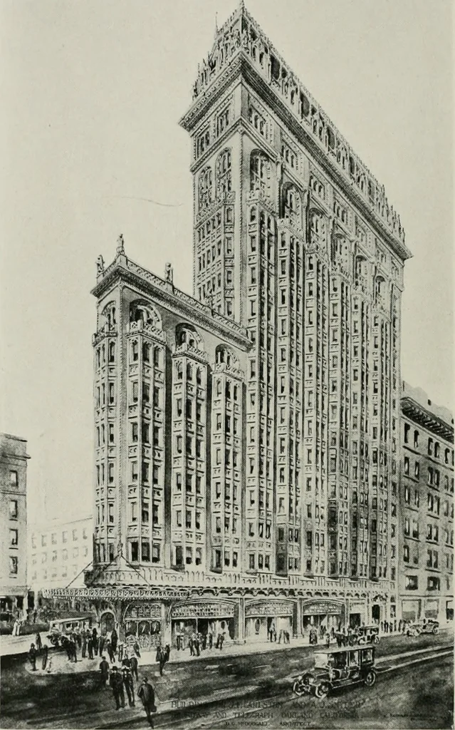 An illustration from The Architect & engineer of California and the Pacific Coast, 1905, leaf 413