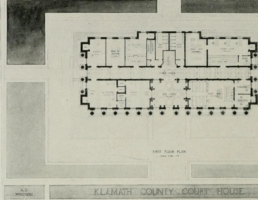An illustration from The Architect & engineer of California and the Pacific Coast, 1905, leaf 425