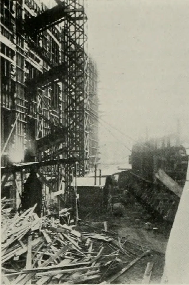 An illustration from The Architect & engineer of California and the Pacific Coast, 1905, leaf 458