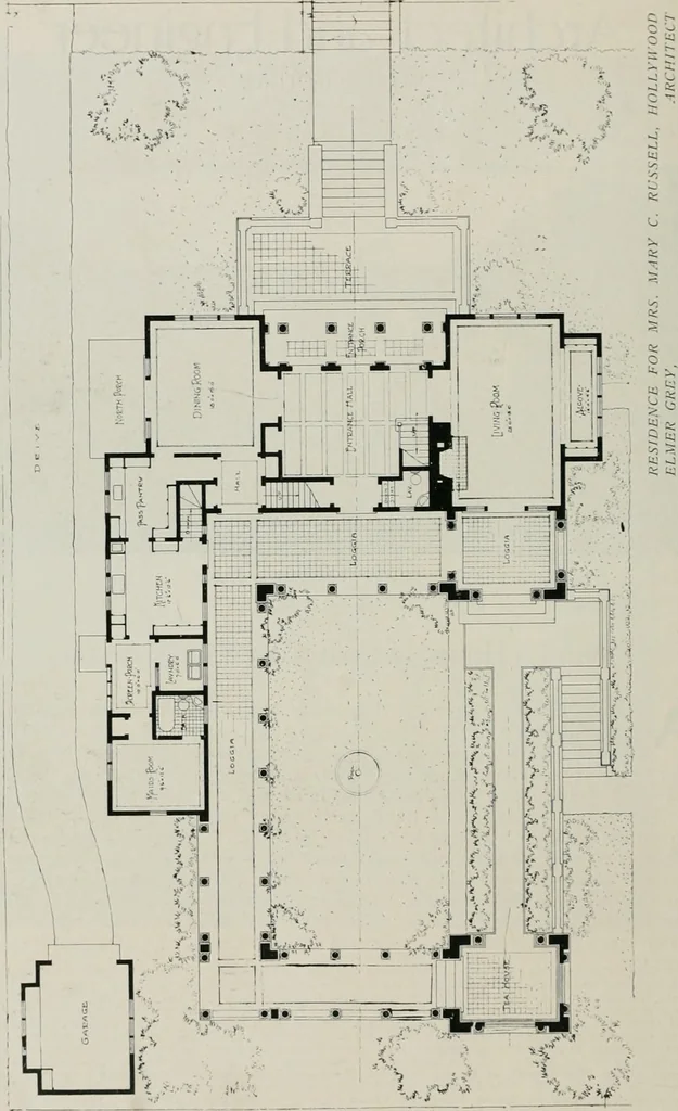 An illustration from The Architect & engineer of California and the Pacific Coast, 1905, leaf 511