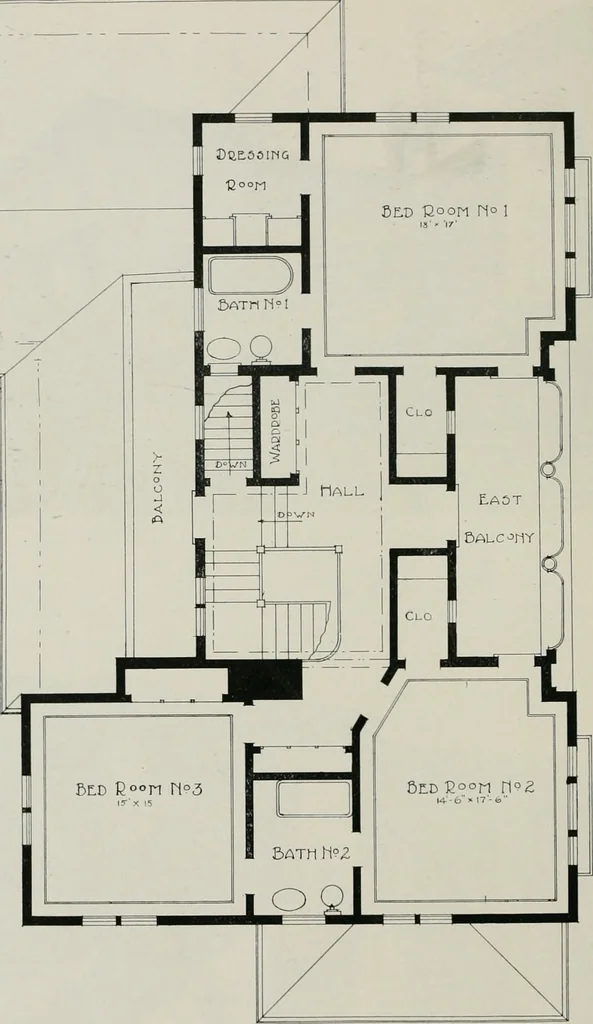An illustration from The Architect & engineer of California and the Pacific Coast, 1905, leaf 513