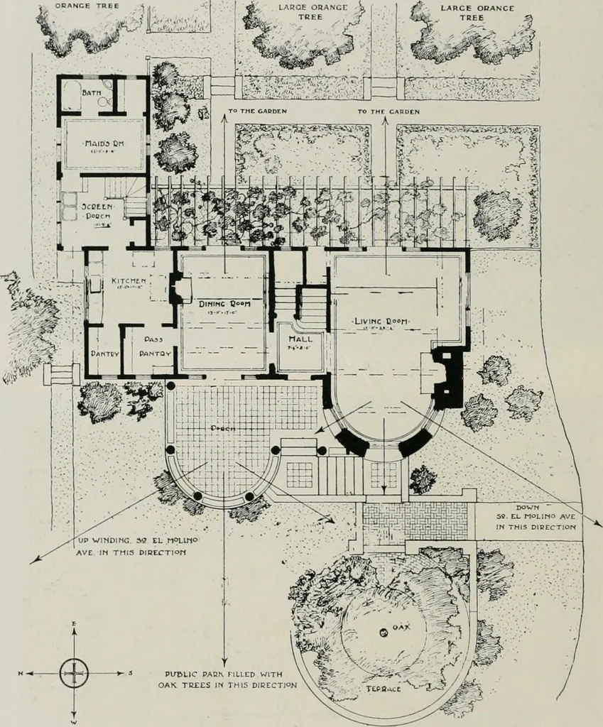 An illustration from The Architect & engineer of California and the Pacific Coast, 1905, leaf 523