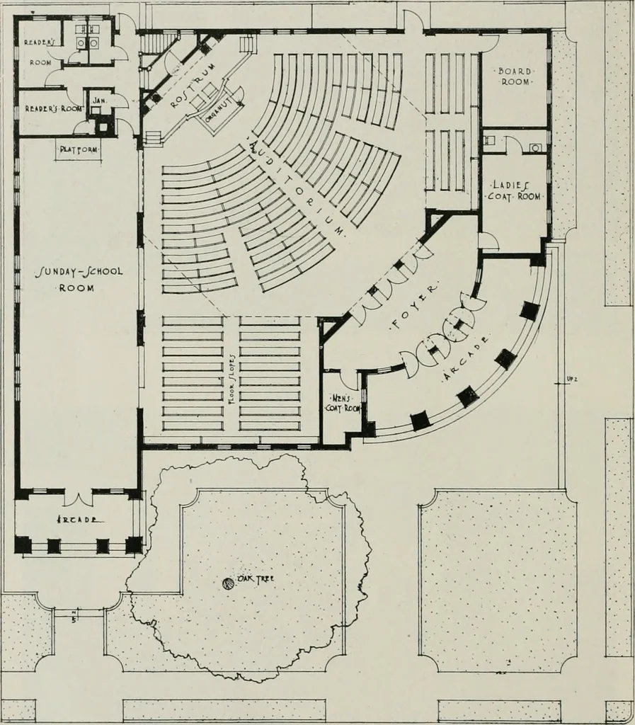 An illustration from The Architect & engineer of California and the Pacific Coast, 1905, leaf 533