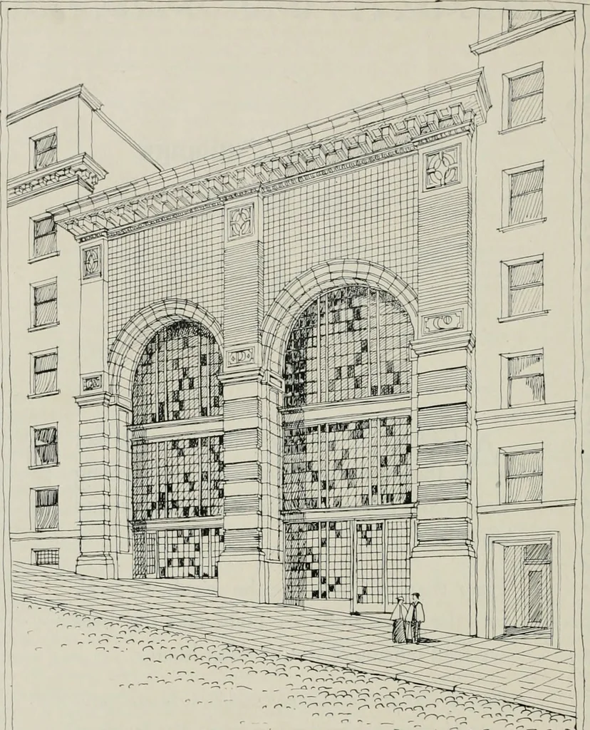 An illustration from The Architect & engineer of California and the Pacific Coast, 1905, leaf 571