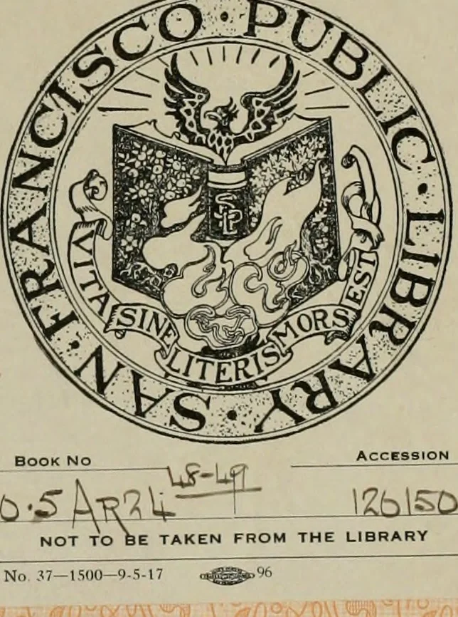 An illustration from The Architect & engineer of California and the Pacific Coast, 1905, leaf 1