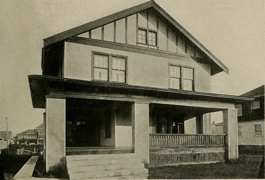 An illustration from The Architect & engineer of California and the Pacific Coast, 1905, leaf 132