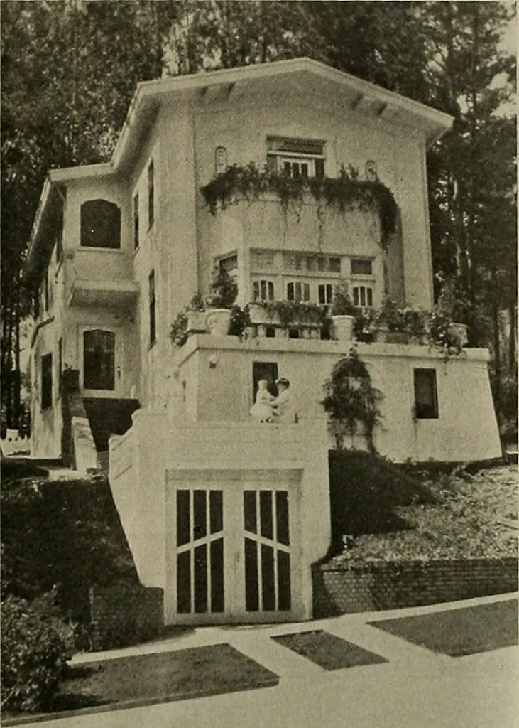 An illustration from The Architect & engineer of California and the Pacific Coast, 1905, leaf 162