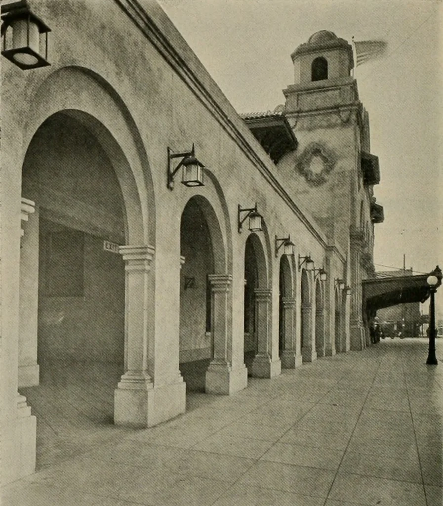 An illustration from The Architect & engineer of California and the Pacific Coast, 1905, leaf 205