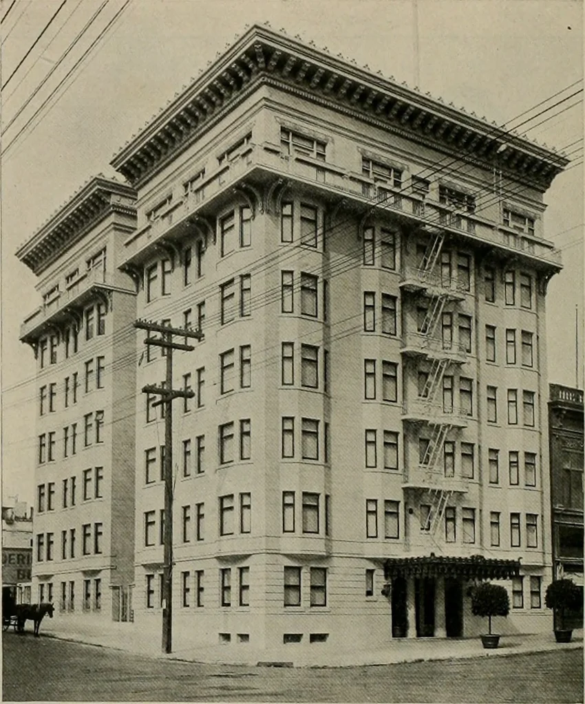 An illustration from The Architect & engineer of California and the Pacific Coast, 1905, leaf 247