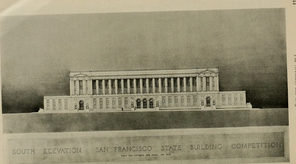 An illustration from The Architect & engineer of California and the Pacific Coast, 1905, leaf 369