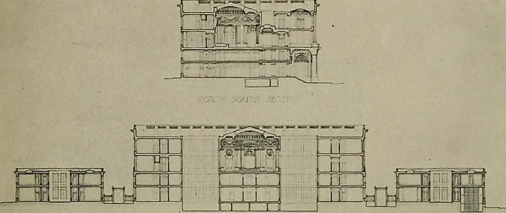 An illustration from The Architect & engineer of California and the Pacific Coast, 1905, leaf 374