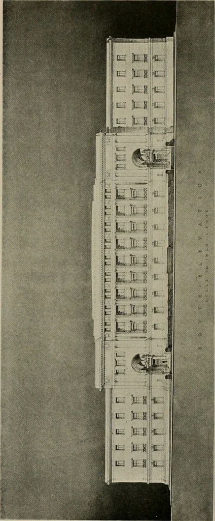 An illustration from The Architect & engineer of California and the Pacific Coast, 1905, leaf 379