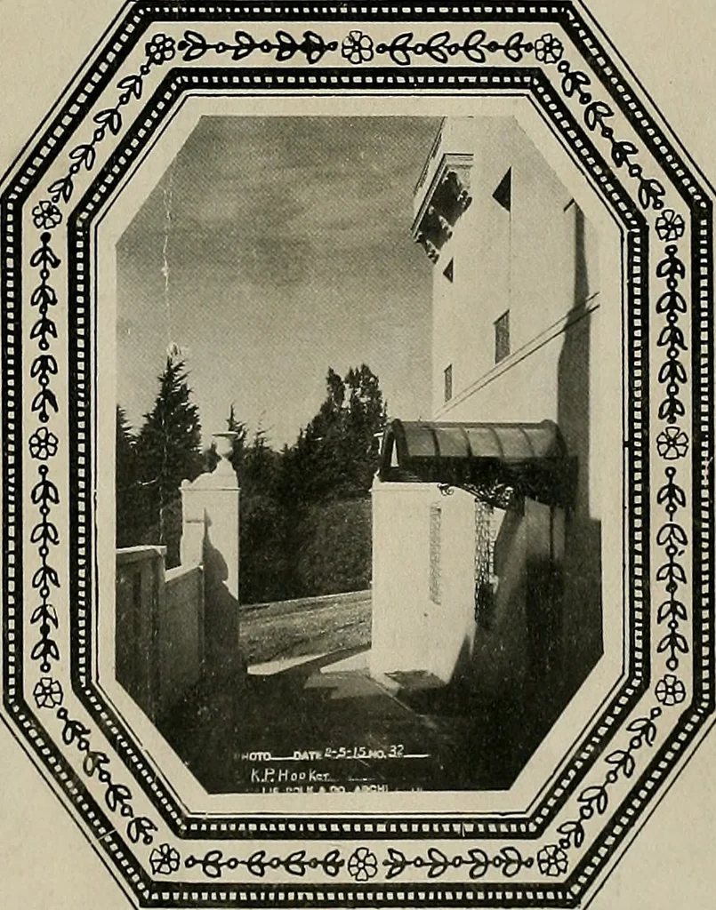An illustration from The Architect & engineer of California and the Pacific Coast, 1905, leaf 4
