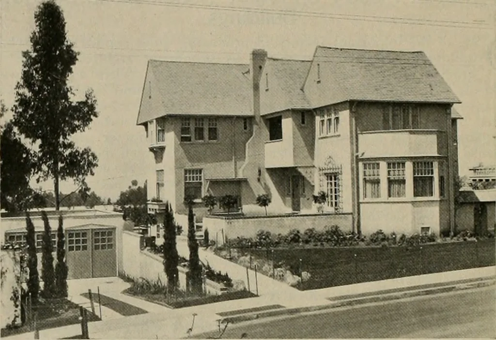 An illustration from The Architect & engineer of California and the Pacific Coast, 1905, leaf 421