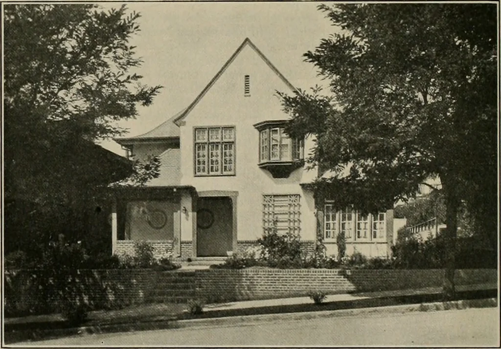 An illustration from The Architect & engineer of California and the Pacific Coast, 1905, leaf 421