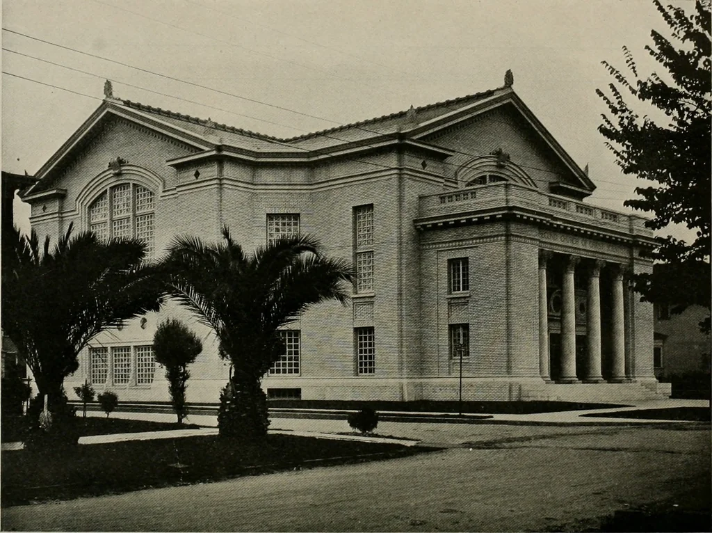 An illustration from The Architect & engineer of California and the Pacific Coast, 1905, leaf 47