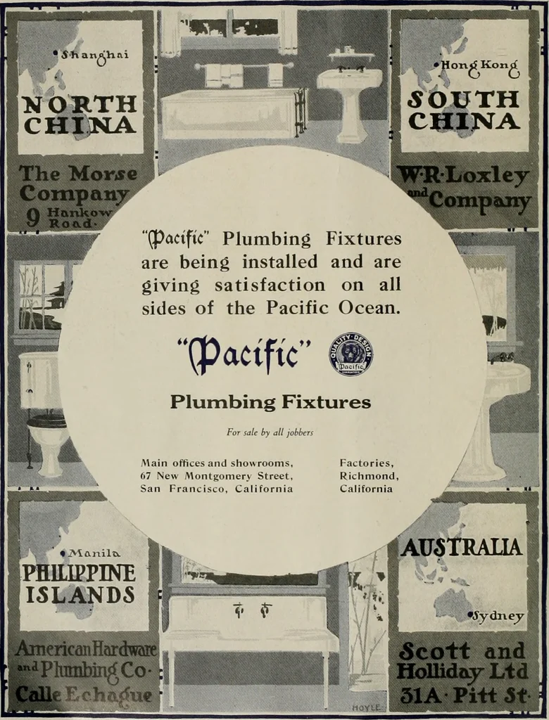An illustration from The Architect & engineer of California and the Pacific Coast, 1905, leaf 5