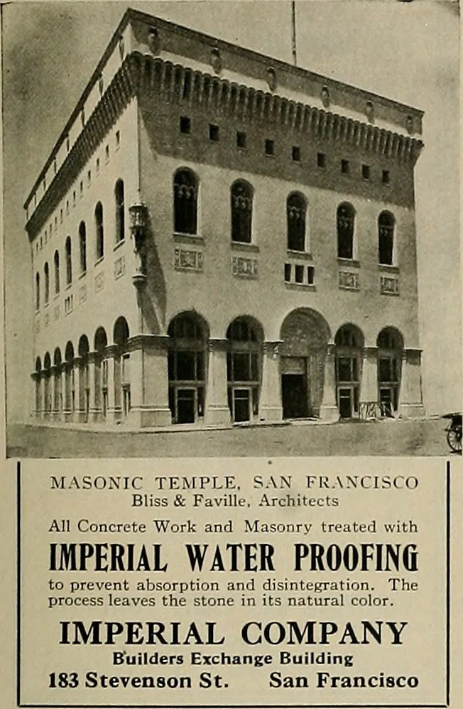 An illustration from The Architect & engineer of California and the Pacific Coast, 1905, leaf 502