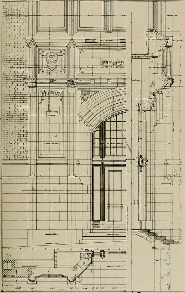 An illustration from The Architect & engineer of California and the Pacific Coast, 1905, leaf 544