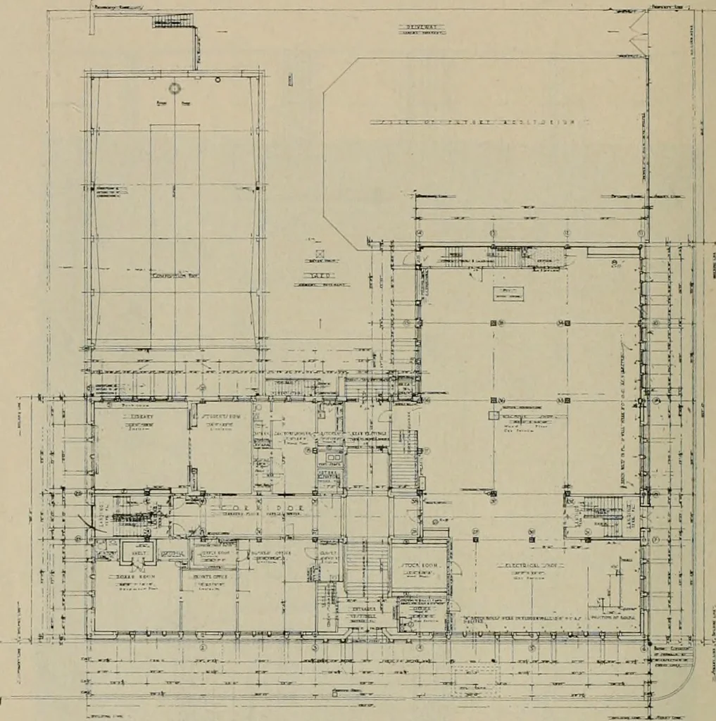 An illustration from The Architect & engineer of California and the Pacific Coast, 1905, leaf 545