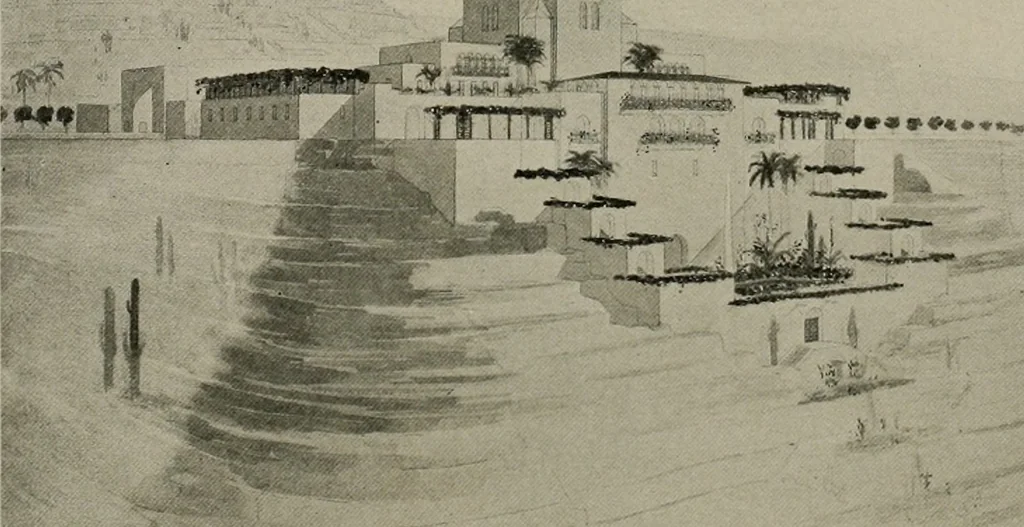 An illustration from The Architect & engineer of California and the Pacific Coast, 1905, leaf 57