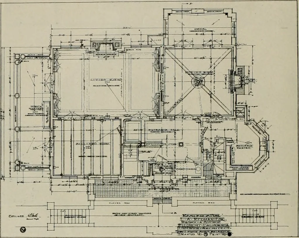 An illustration from The Architect & engineer of California and the Pacific Coast, 1905, leaf 67
