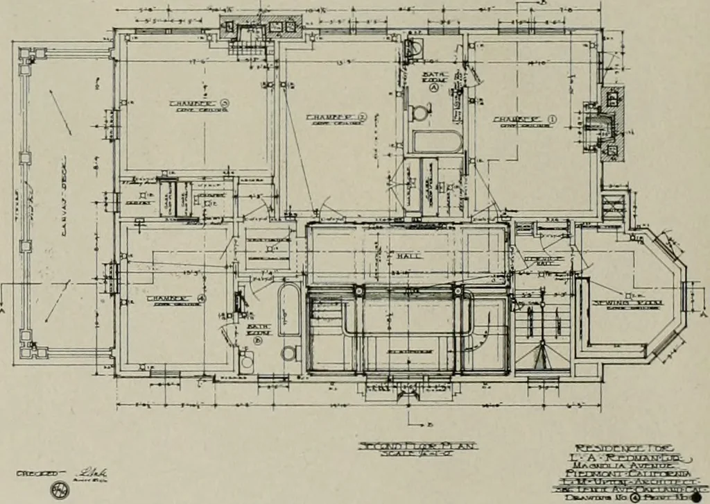 An illustration from The Architect & engineer of California and the Pacific Coast, 1905, leaf 67